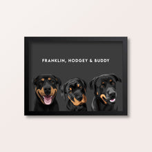 Load image into Gallery viewer, 6 Pet Portrait - A3