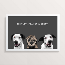 Load image into Gallery viewer, 5 Pet Portrait - A3