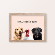 Load image into Gallery viewer, custom pet portrait