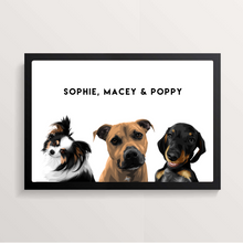 Load image into Gallery viewer, 5 Pet Portrait - A3
