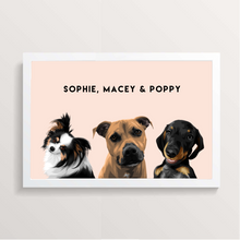 Load image into Gallery viewer, 5 Pet Portrait - A3