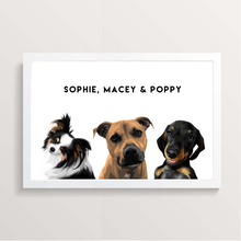 Load image into Gallery viewer, 4 Pet Portrait - A3