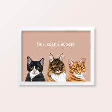Load image into Gallery viewer, custom pet portrait
