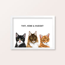 Load image into Gallery viewer, custom pet portrait