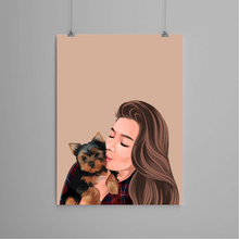 Load image into Gallery viewer, human and pet portraits