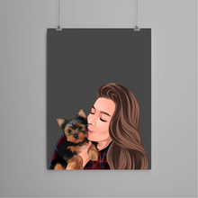 Load image into Gallery viewer, human and pet portraits