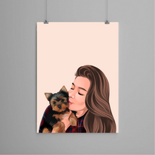 Load image into Gallery viewer, human and pet portraits