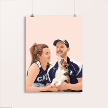 Load image into Gallery viewer, human and pet portraits