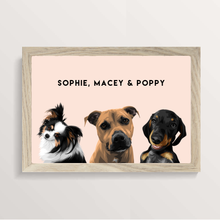 Load image into Gallery viewer, 5 Pet Portrait - A3