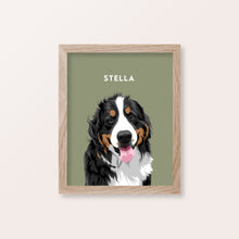 Load image into Gallery viewer, Framed Custom Pet Portrait
